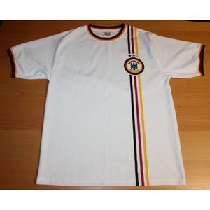 Germany Deutschland National Football Team Jersey Shirt Top Medium Soccer  White